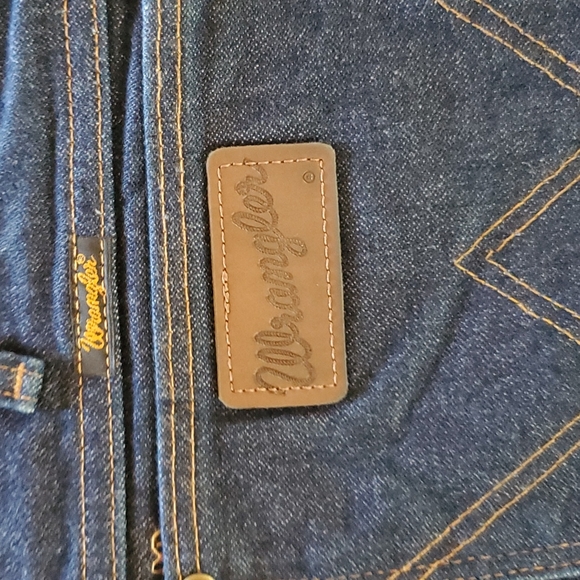 Wrangler Original Fit Blue Jeans - Picture 2 of 4